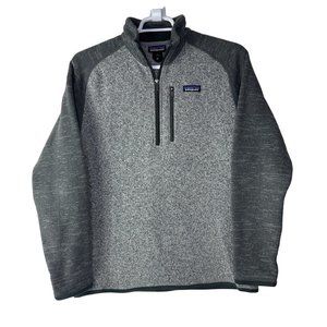 Patagonia Better Sweater 1/4 Zip Men’s Large Sweatshirt Nickel Forge Gray
